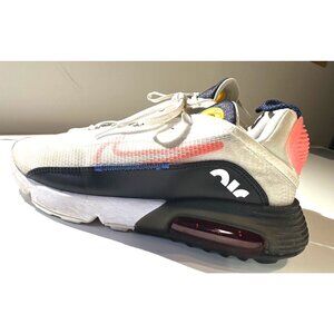 Nike Air Max 2090 Women’s White/Starfish/Pink Glow Color Sneakers Size 10